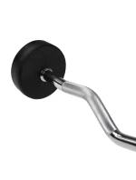 HMS GSL25 pevná pogumovaná činka/úchop 25 kg