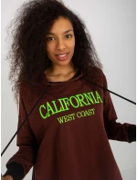 Mikina VI BL 327.70P tmavě hnědá Mikina VI BL 327.70P tmavě hnědá