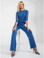 Kalhoty VI SP 20284.08P tmavě modrá