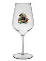 DUHOVÉ VESELÉ EE - priehľadný nerozbitný pohár na víno 470 ml DUHOVÉ VESELÉ EE - priehľadný nerozbitný pohár na víno 470 ml