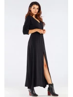 Dámské šaty A454 Černá -  Awama