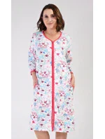 Dámské domácí šaty s tříčtvrtečním rukávem Elen