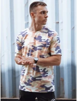 FashionStreet béžové moro pánské tričko RX5589