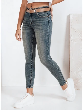 Dámské úzké push up džíny modré FashionStreet UY2803