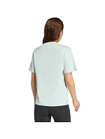 Dámské bavlněné tričko adidas Essentials Small Logo světle modrá JY4965 Dámské bavlněné tričko adidas Essentials Small Logo světle modrá JY4965