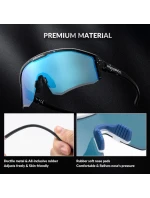 Sportovní brýle Rockbros SP297 černo-modré s polem