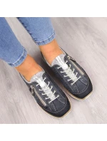 Dámská prolamovaná sportovní obuv Rieker v tmavě modré barvě N42P6-14