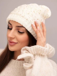 Dámská čepice Amira K359 ecru