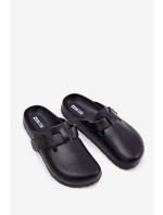 Pěnové Pantofle Pánské S Přezkou Big Star RR174A022 Černé Pěnové Pantofle Pánské S Přezkou Big Star RR174A022 Černé