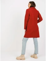 Dámský kabát TW EN BI 7372.18 tmavě oranžový
