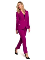 K141 Bunda s dvojitou kapsou a klopou - lahvově zelená K141 Bunda s dvojitou kapsou a klopou - lahvově zelená