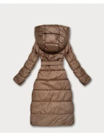 Hnědá oboustranná zimní bunda - kožíšek Minority (P3-6020-305)