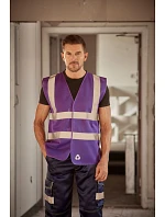 Yoko HVW 120 Hi-Vis síťovaná bezpečnostní vesta 79.W120 royal blue Yoko HVW 120 Hi-Vis síťovaná bezpečnostní vesta 79.W120 royal blue
