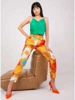 Kalhoty DHJ SP 12787D.23X oranžová