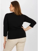 Dámská halenka RV BZ 8470.93P černá - FPrice Dámská halenka RV BZ 8470.93P černá - FPrice