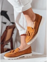 Dámské ažurové mokasíny VANESSO camel FashionStreet ZY0714
