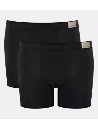 Pánské boxerky GO Natural Short C2P - BLACK - černé 0004 - SLOGGI