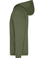 Daiber JN 756 Pánská mikina s kapucí 02.0756 olive