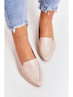 Mokasíny Na Zlatých Podpatcích Laura Messi 2013 Béžová