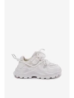 Sportovní Boty Sneakers Dětské Bílé Tilvianea