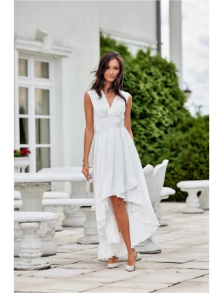 Večerní šaty SUK0410 bílé - Roco Fashion