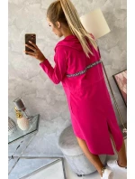 Sukně s delšími zády fuchsiová Sukně s delšími zády fuchsiová