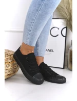 Dámské Klasické Tenisky Černé Omerta Dámské Klasické Tenisky Černé Omerta