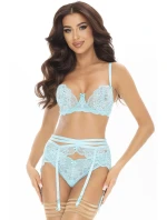 Dámské tanga String V-11028 Tyrkysová - Axami