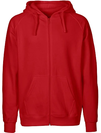 Neutral O 63301 Pánská mikina s kapucí z bio bavlny 77.6331 red Neutral O 63301 Pánská mikina s kapucí z bio bavlny 77.6331 red