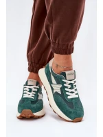 Dámské Sportovní Boty Z Semiše Na Platformě 66720 Zelené Vinceza Dámské Sportovní Boty Z Semiše Na Platformě 66720 Zelené Vinceza