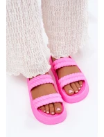 Pěnové Lehká Dámské Sandały Na Platformě S.Barski ZK51-001 Fuchsie