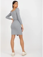 Dámské šaty EM SK 20 320.07 šedá - FPrice Dámské šaty EM SK 20 320.07 šedá - FPrice