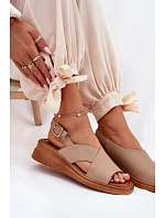 Dámské sandály ASA266-9 Quilara hnědé - Jezzi