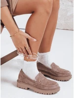 Dámské mokasíny béžové FashionStreet ZY1132 Dámské mokasíny béžové FashionStreet ZY1132