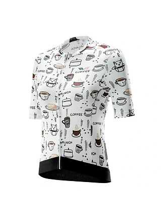 Dámský cyklistický dres Rockbros 15110005005 s krátkým rukávem, velikost L – bílý Dámský cyklistický dres Rockbros 15110005005 s krátkým rukávem, velikost L – bílý