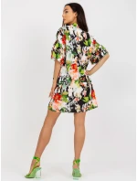 Šaty DHJ SK 6871 2.91P černozelené