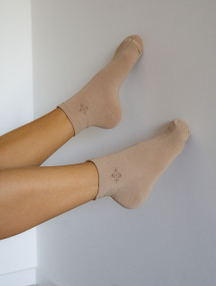 Dámské ponožky Milena 0200 Květ, lurex 37-41