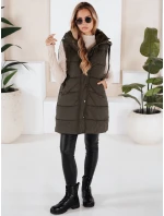 Dámská prošívaná vesta TOLIS zelená FashionStreet TY3299