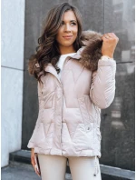 Dámská zimní bunda SNOW beige FashionStreet TY3817