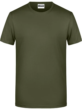 Daiber 8008 Pánské tričko z bio bavlny 02.8008 olive Daiber 8008 Pánské tričko z bio bavlny 02.8008 olive