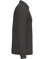 Kariban K 243 Pánské piqué polo s dlouhým rukávem 20.K243 dark grey