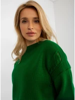 BA SW 8043 jumper.08X tmavě zelená