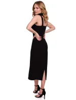 Dámské šaty K046 černé - Makover Dámské šaty K046 černé - Makover