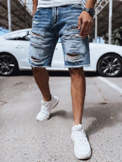 FashionStreet pánské modré džínové šortky SX2163