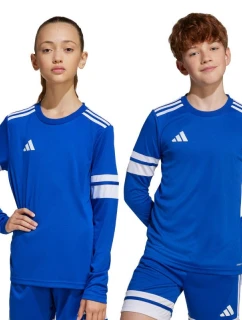 Dětské tričko adidas Squadra 25 s dlouhým rukávem modré JJ0046