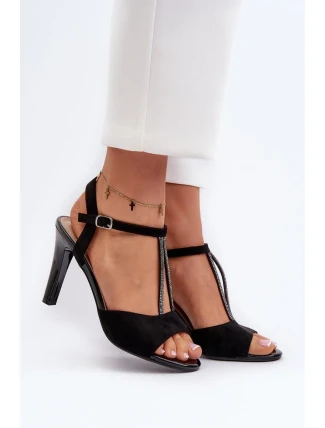 Sandály na podpatku model 197092 Step in style Sandály na podpatku model 197092 Step in style