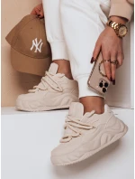 Dámské tenisky na platformě LALANDRA beige FashionStreet ZY0684 Dámské tenisky na platformě LALANDRA beige FashionStreet ZY0684