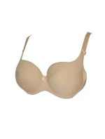 Plnoštíhlá podprsenka Malinez Nicole Big Light Beige Smooth G-H