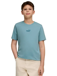 Puma ESS Small No.1 Logo Centered Tee blue 692975 47 dětské tričko