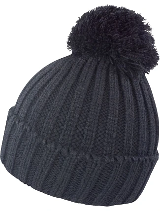 Result Headwear R 369X Pletená čepice s bambulí 28.369X black Result Headwear R 369X Pletená čepice s bambulí 28.369X black